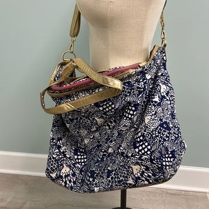 Good condition Target Lilly Pulitzer Upstream Blue Weekender Bag